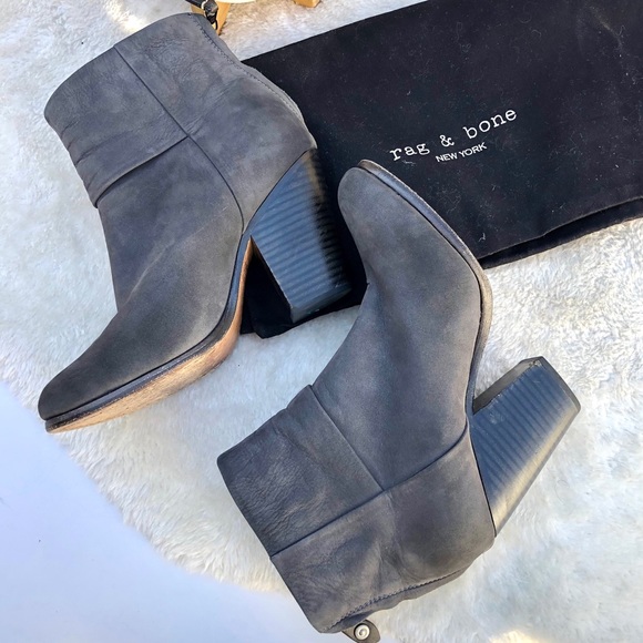 *Rag & Bone | Newbury SuedeHeeled Booties 6.5 - Picture 1 of 16
